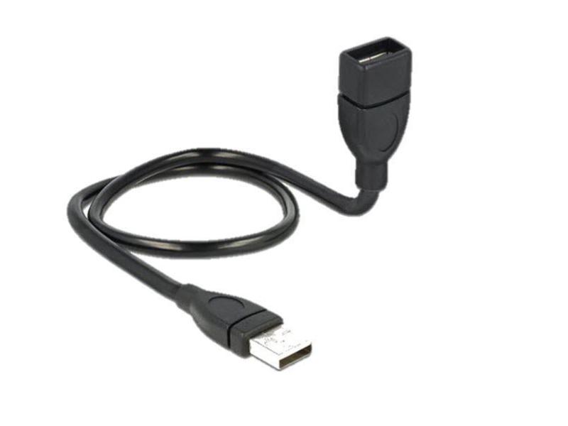 Delock USB 2.0-Kabel ShapeCable USB A - USB A 0.5 m