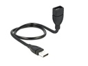 Delock USB 2.0-Kabel ShapeCable USB A - USB A 0.5 m