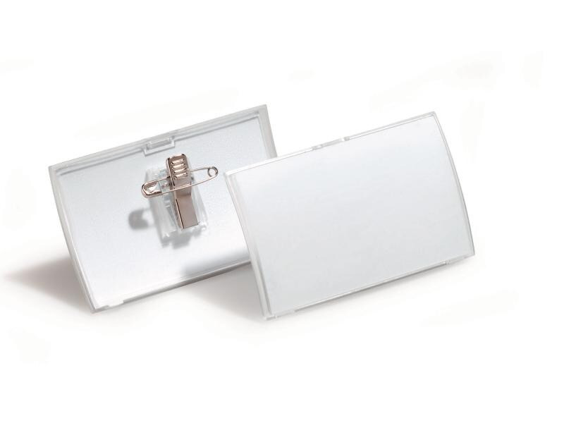 DURABLE Namensschild mit Clip Click Fold 25 x 40x75 mm