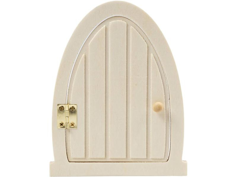 Creativ Company Mini-Utensilien Elfentür / Wichteltür 13 x 10 cm, oval