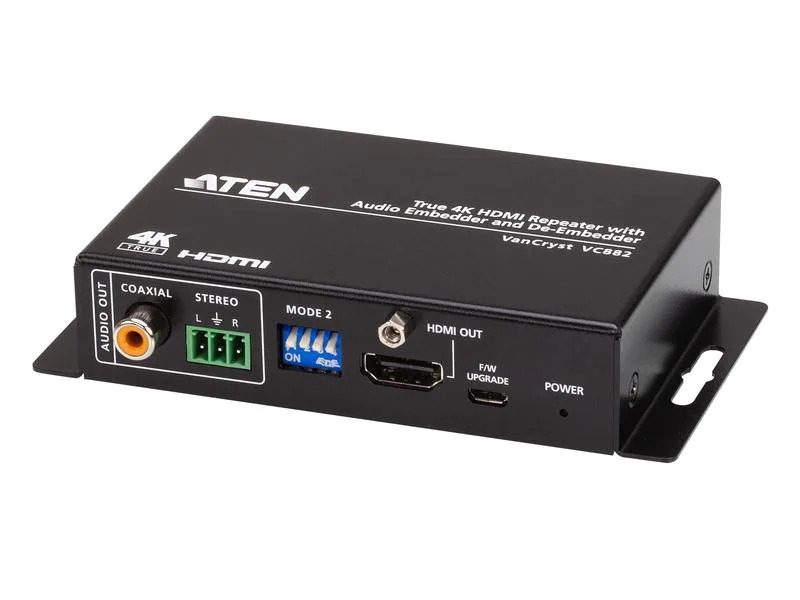 Aten VC882 True 4K HDMI Repeater Audio Embedder und De-Embedder