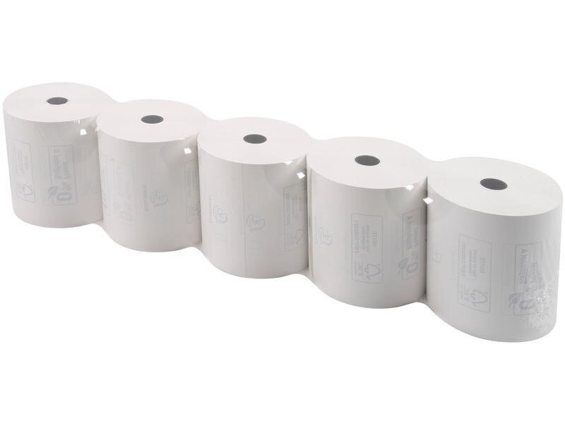 Exacompta Thermo-Papierrolle 80 x 80 x 12 mm, 76 m, 10 Stück