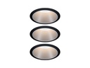 Paulmann Einbauspot Cole Coin 3-Stepdim Set, 18W,2700K,Schwarz/Silber