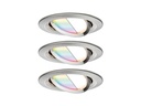 Paulmann Einbauspot Nova Plus Coin Set, 3x5.2W, 2700-6500K, Eisen