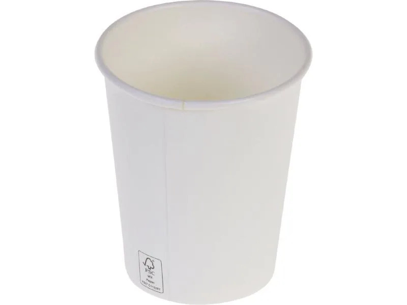 Haushaltsware Einweg-Kaffeebecher 200 ml, 50 Stück, Weiss