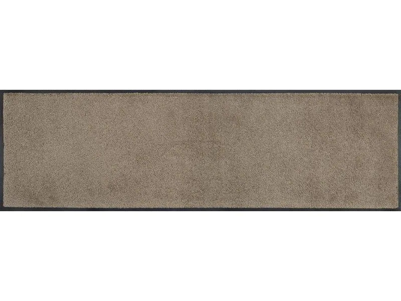 wash+dry Fussmatte Schuhgrösse, 35 x 120 cm Beige