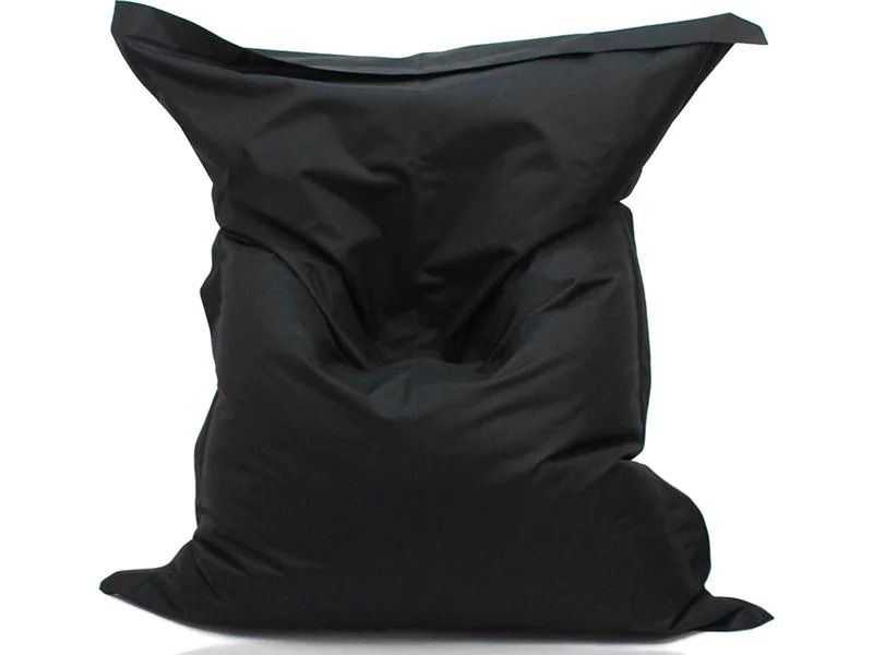 Hubatka Sitzsack In – und Outdoor 140 x 180 cm, Schwarz