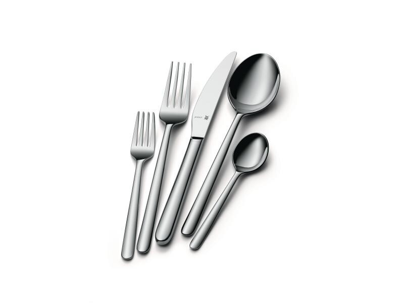 WMF Besteck-Set Flame plus 30-teilig, Silber