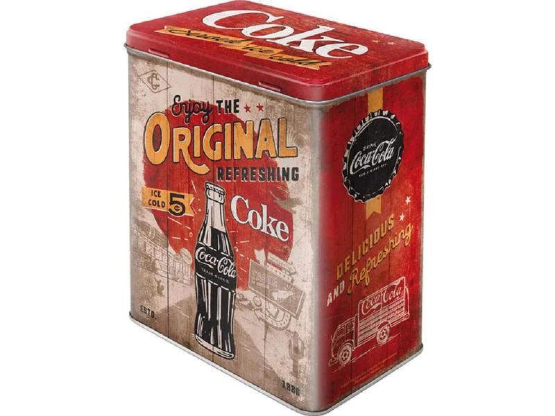 Nostalgic Art Vorratsdose Coca-Cola 3 l, Braun/Orange/Rot