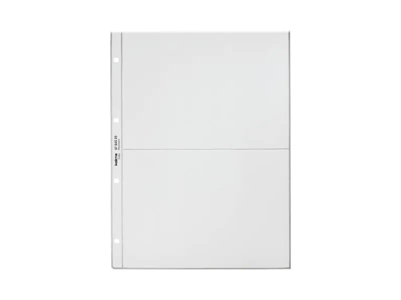 Kolma Zeigetasche 2 x A5 quer Transparent, 10 Stück