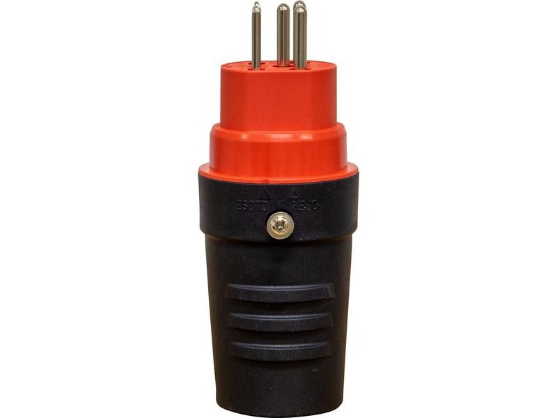 Brennenstuhl Montagestecker T15 IP55 Rot / Schwarz