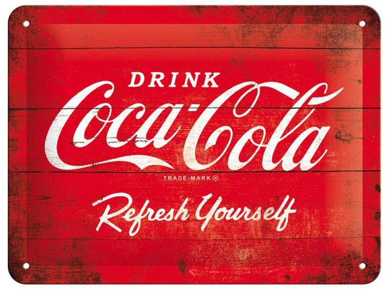 Nostalgic Art Schild Coca-Cola 15 x 20 cm, Metall