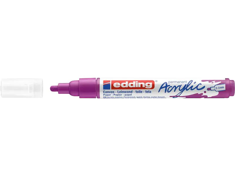 edding Acrylmarker 5100 Medium, Brombeer