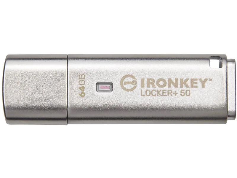 Kingston USB-Stick IronKey Locker+ 50 64 GB