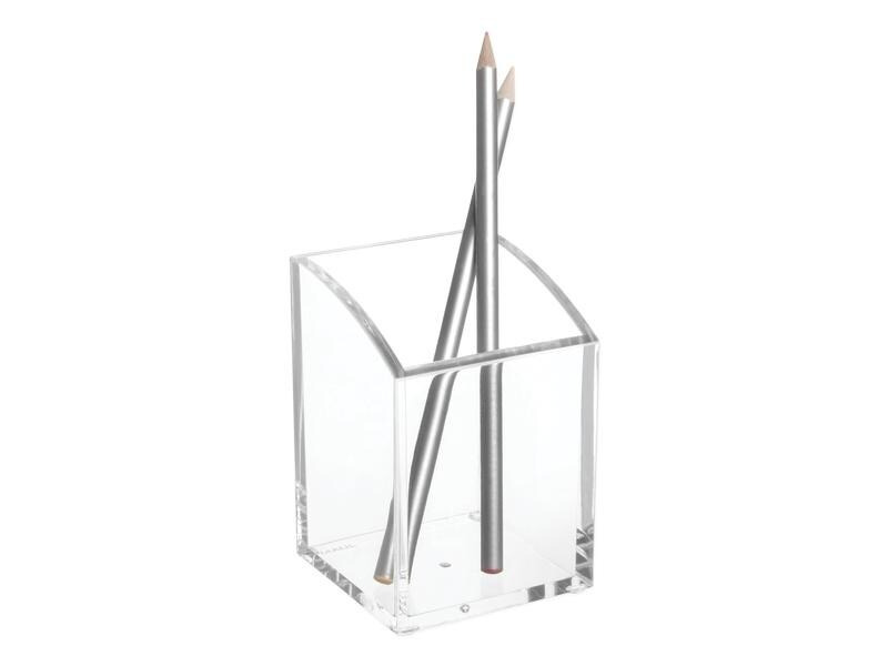 Maul Stiftehalter Acryl 10.4 x 7 x 7 cm, Transparent