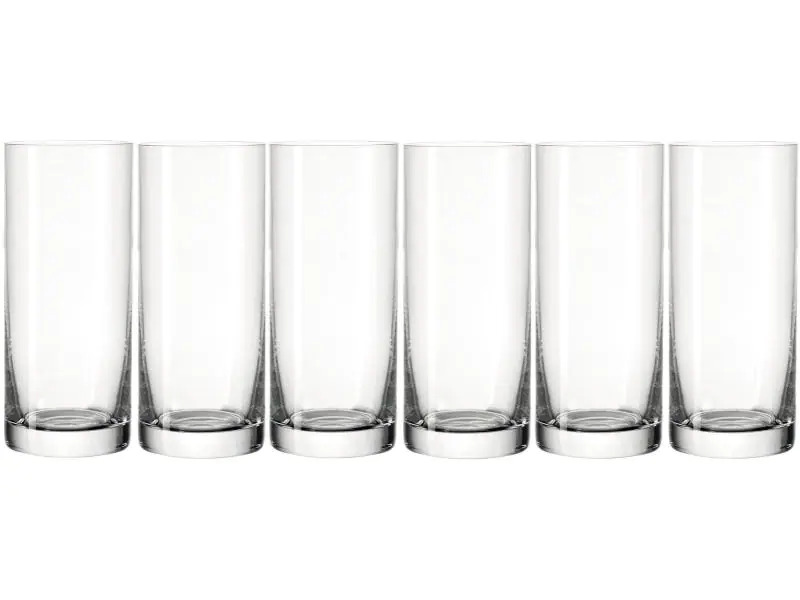Leonardo Trinkglas Easy 330 ml, 6 Stück, Transparent
