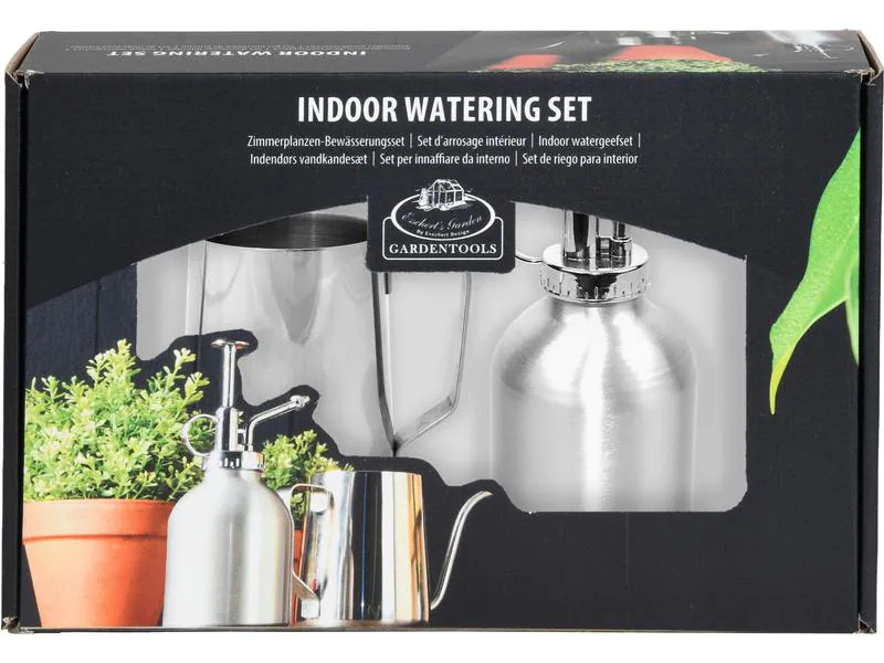 Esschert Design Indoor-Bewässerungsset 2 Stück, Silber