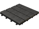Florco Balkon-&amp; Terrassenplatten Tex, Anthrazit, 6 Stk.