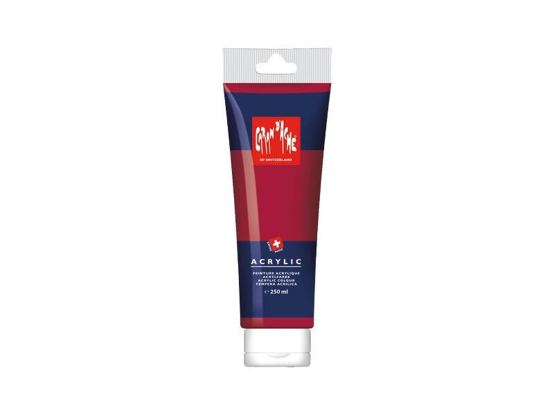 Caran d'Ache Acrylfarbe 250 ml, Karmin
