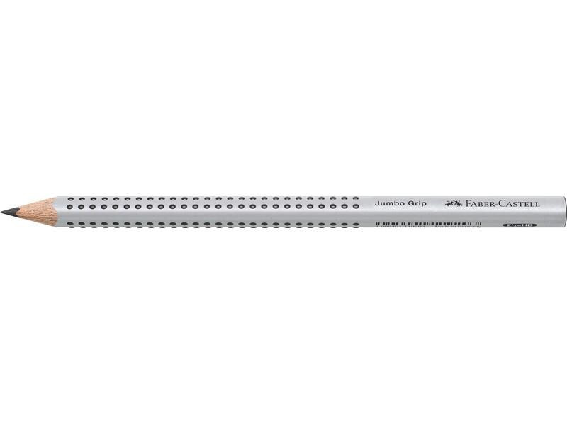 Faber-Castell Bleistift Jumbo Grip 2001 HB, Silber