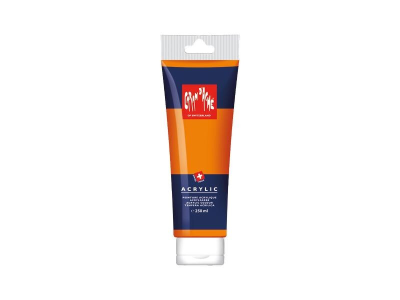 Caran d'Ache Acrylfarbe 250 ml, Rotorange