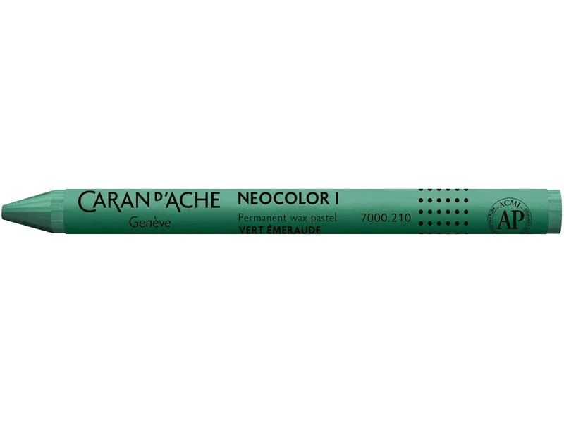 Caran d'Ache Wachsmalstifte Neocolor 1 wasserfest Grün