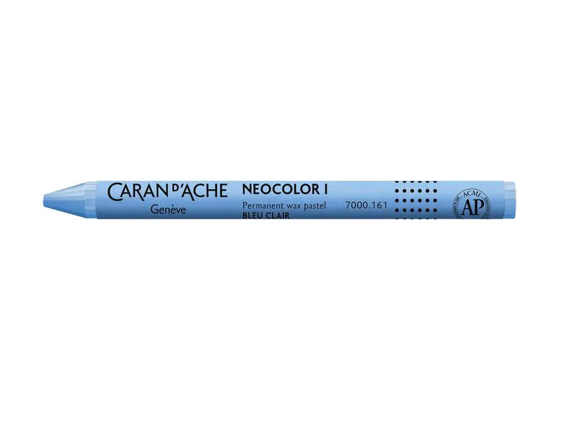 Caran d'Ache Wachsmalstifte Neocolor 1 wasserfest Hellblau