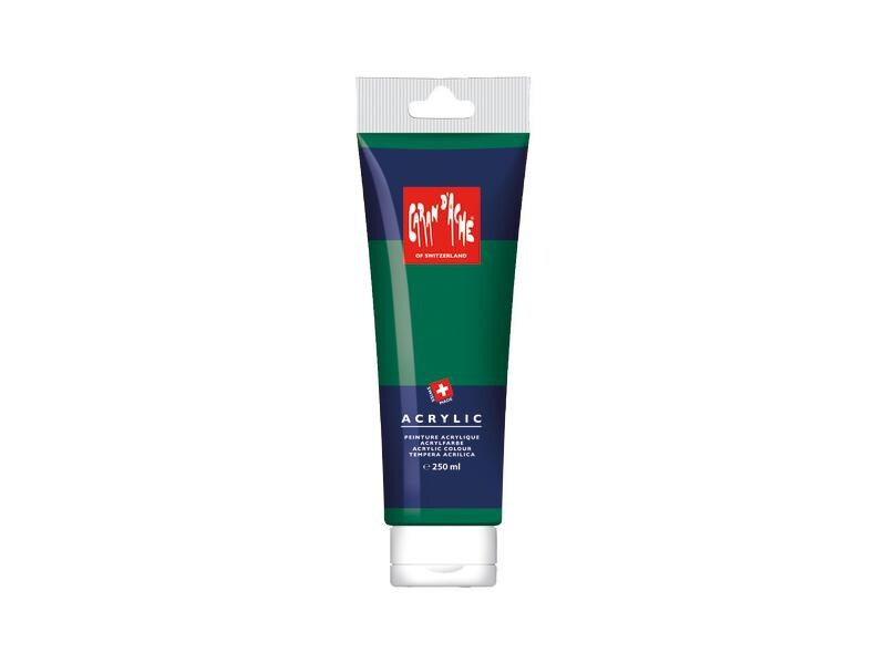 Caran d'Ache Acrylfarbe 250 ml, Smaragdgrün