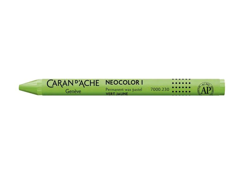 Caran d'Ache Wachsmalstifte Neocolor 1 wasserfest Gelbgrün