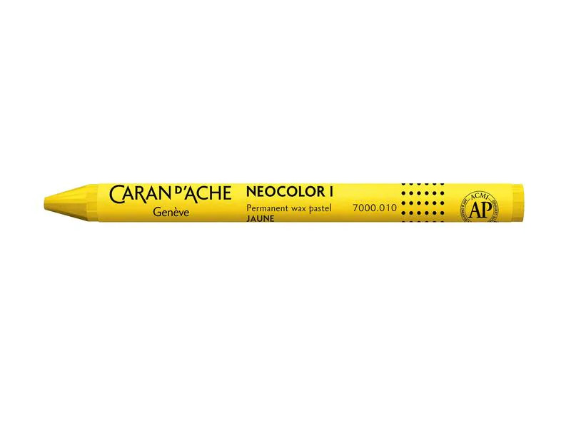 Caran d'Ache Wachsmalstifte Neocolor 1 wasserfest Gelb