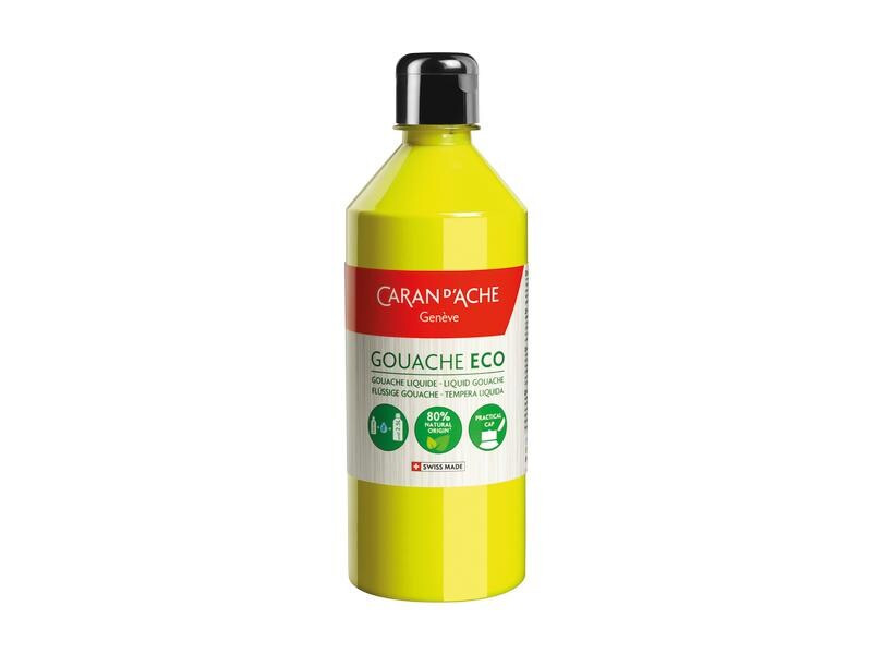 Caran d'Ache Wasserfarbe Gouache ECO 500 ml, Zitronengelb