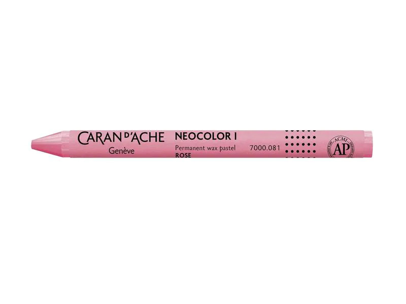 Caran d'Ache Wachsmalstifte Neocolor 1 wasserfest Rosa
