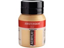 Amsterdam Acrylfarbe Standard 802 Reichgold Halbdeckend, 500 ml