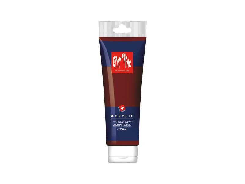 Caran d'Ache Acrylfarbe 250 ml, Siena gebrannt
