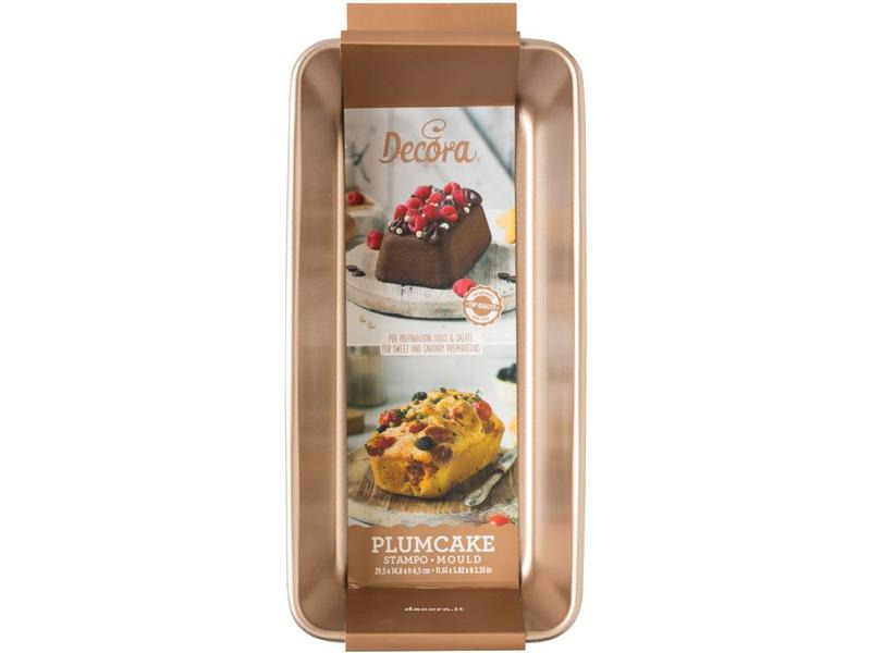 Decora Backform eckig 29.5 x 14.8 cm, Rosegold