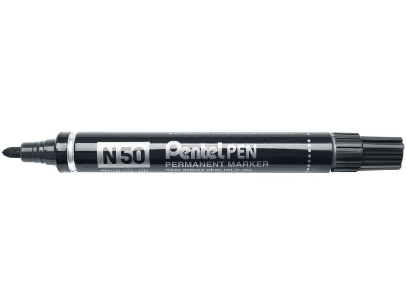pentel Permanent-Marker N50 4.3 mm, Schwarz