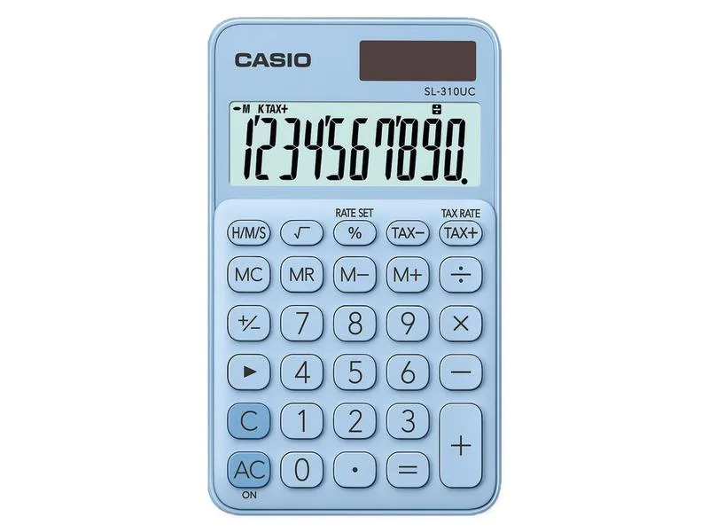 Casio Taschenrechner SL-310UC-LB Hellblau