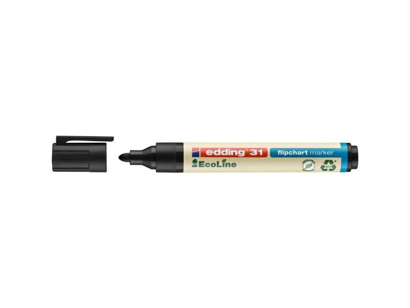 edding Flipchart-Marker 31 EcoLine Schwarz