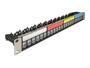 Delock Patchpanel Keystone 24 Port 1 HE 19 Rack