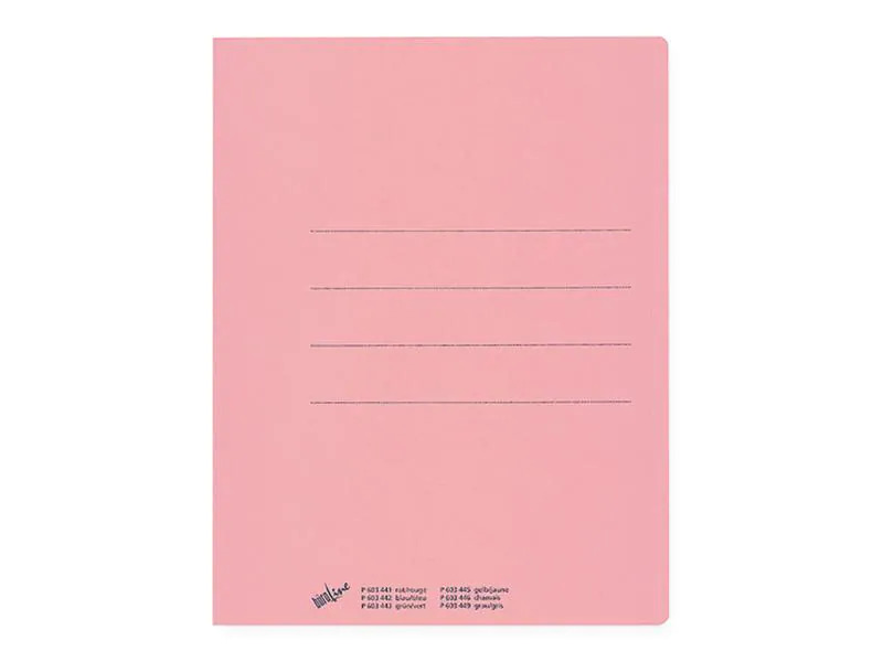 Büroline Einlagemappe Recycling A4 Rosa, 100 Stück
