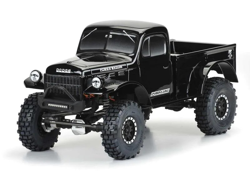 Proline Karosserie Dodge Power Wagon 1946 Schwarz, 1:10