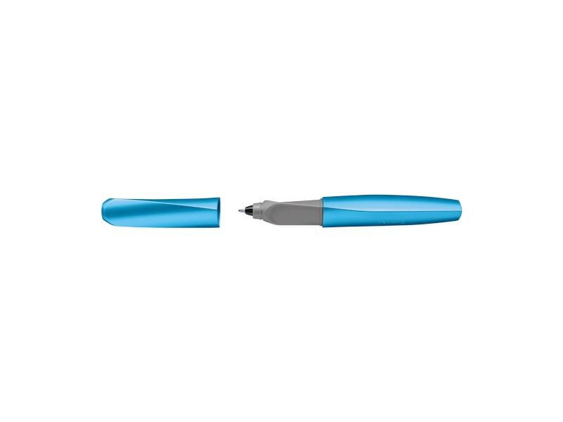 Pelikan Kugelschreiber Twist Tintenroller Metallic Blau/Grau