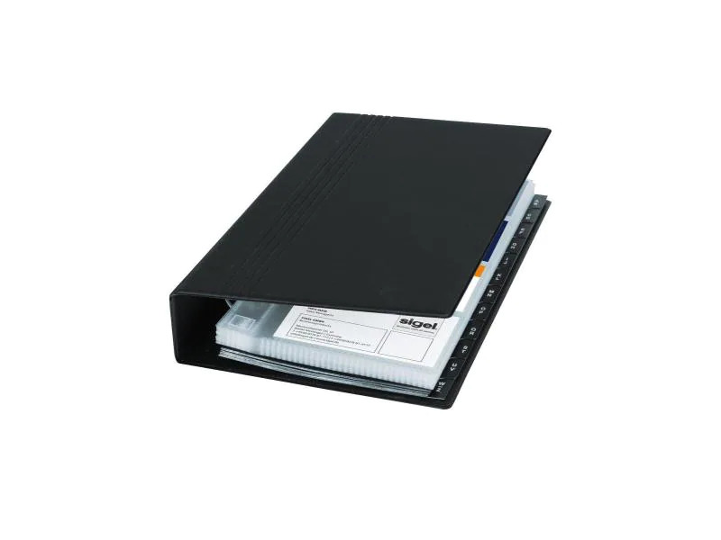 Sigel Visitenkartenbuch A - Z 200 Stück