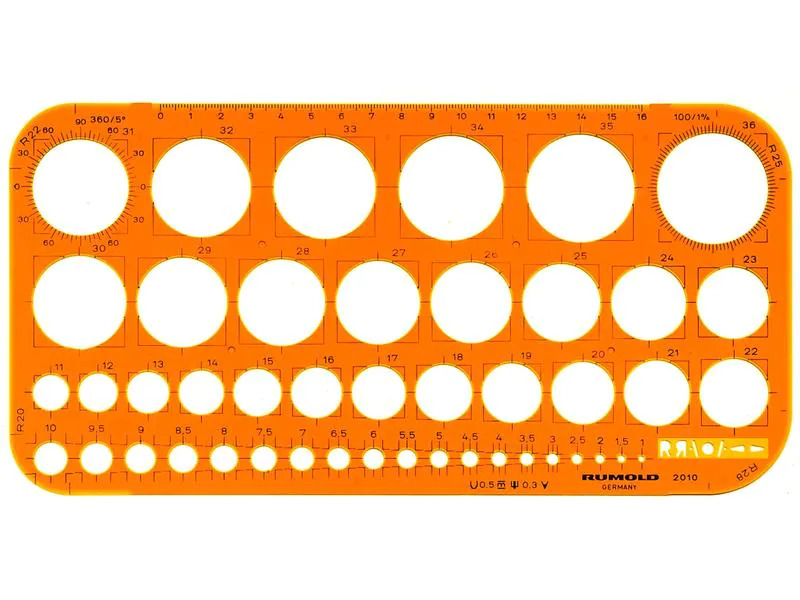 Rumold Schablone 1.0 - 36 mm, Kreis