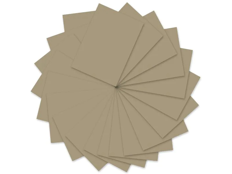 URSUS Tonzeichenpapier A4, 130 g/m², 100 Blatt, Taupe