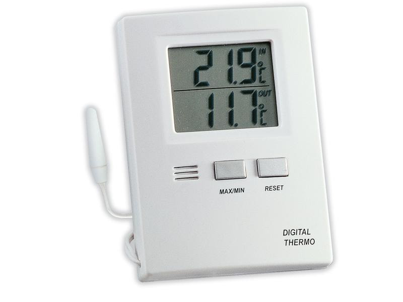 TFA Dostmann Thermometer Digital, Weiss