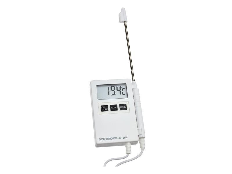 TFA Dostmann Thermometer P200 Digital Profi, Weiss