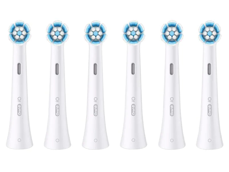 Oral-B Zahnbürstenkopf iO Sanfte Reinigung, Weiss, 6 Stück