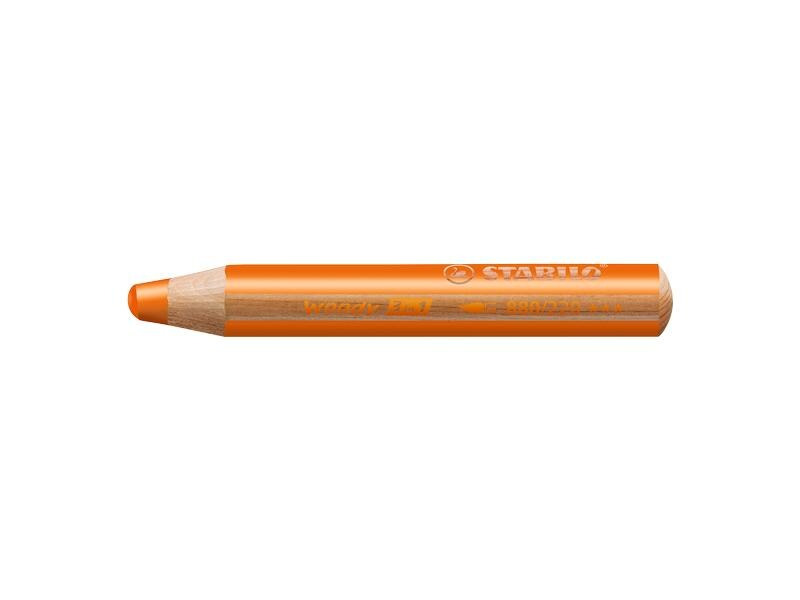 STABILO Farbstifte Woody 3 in 1 Orange