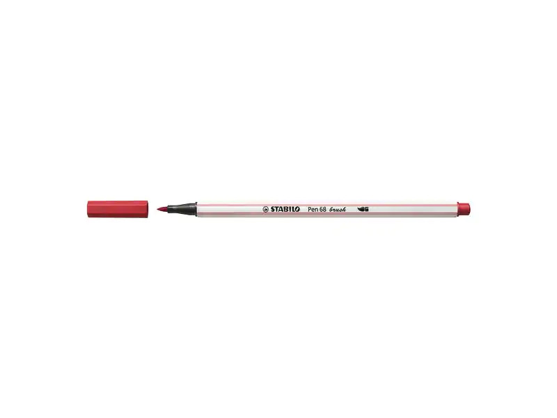 STABILO Fasermaler Pen 68 brush Dunkelrot